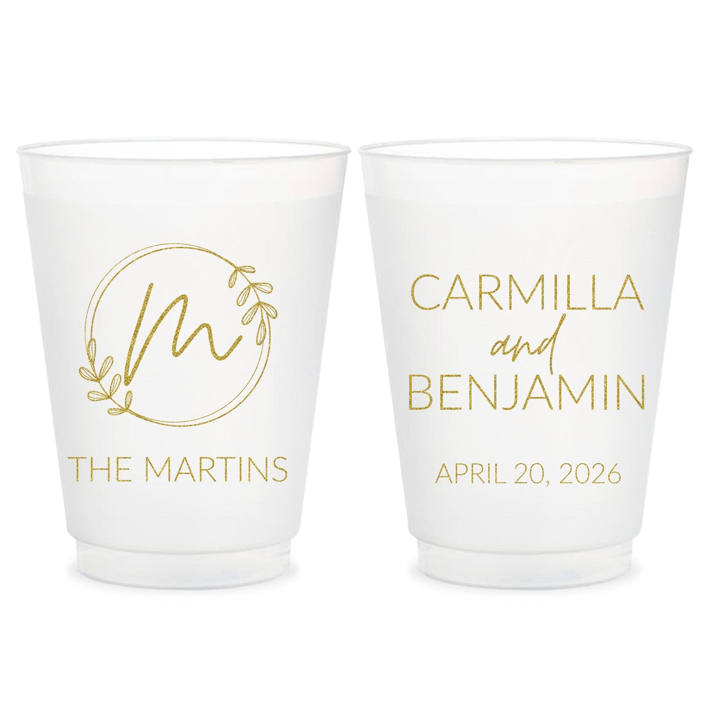 Personalized Frosted Cups (PK176)