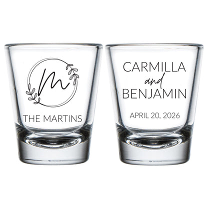 Custom Shot Glasses for Weddings (PK176)