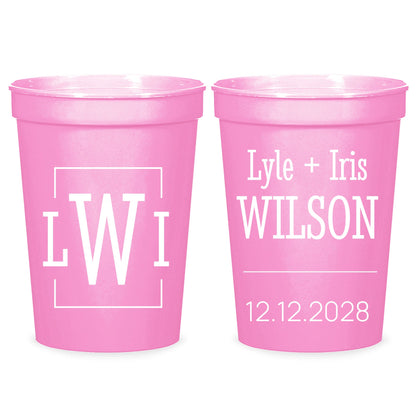 Monogram Stadium Cups (PK 180)