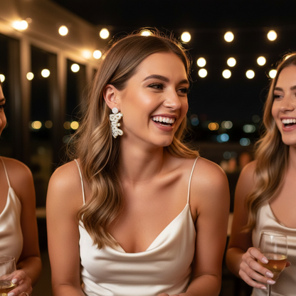 Bachelorette Party Bride Beaded Earrings