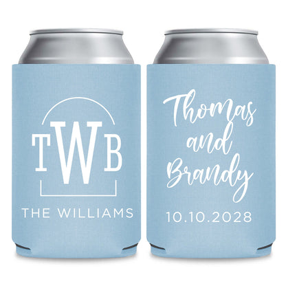 Customized Wedding Can Cooler Favors (PK 182)