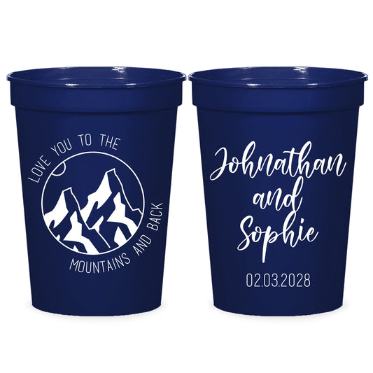 Custom Wedding Stadium Cups (PK 183)