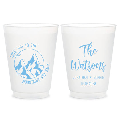 Wedding Frosted Cups (PK 185)