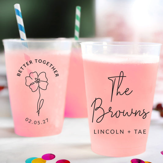 Frosted Cups Wedding Favors (PK190)