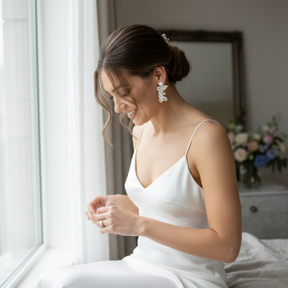 Bachelorette Party Bride Beaded Earrings