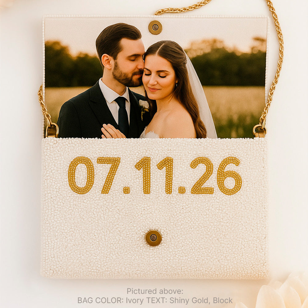 a picture frame with a picture of a bride and groom