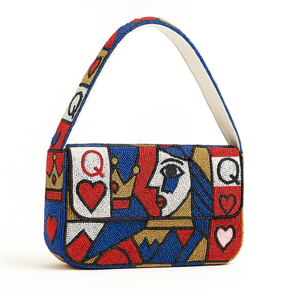 Red & Blue Queen Split Card Bag