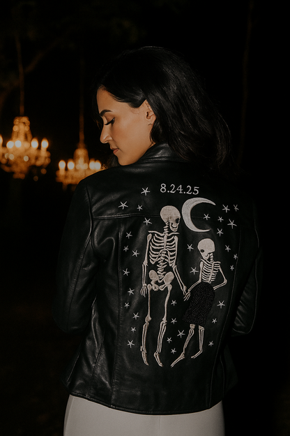 Skeleton Couple Leather