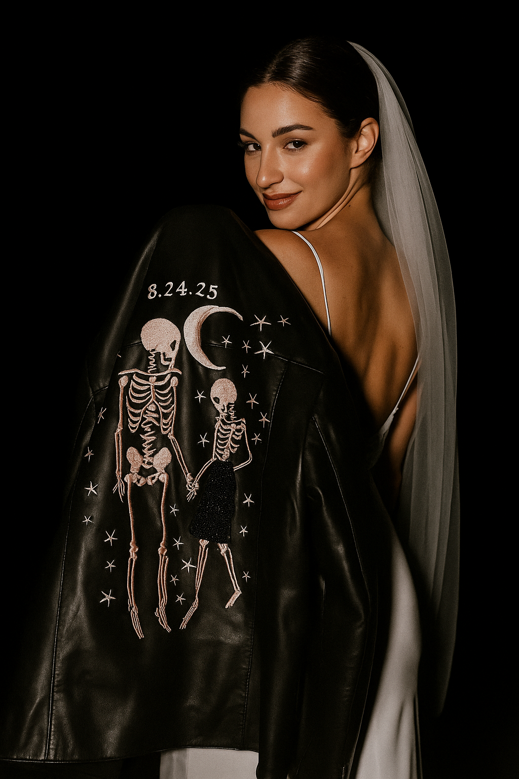 Skeleton Couple Leather
