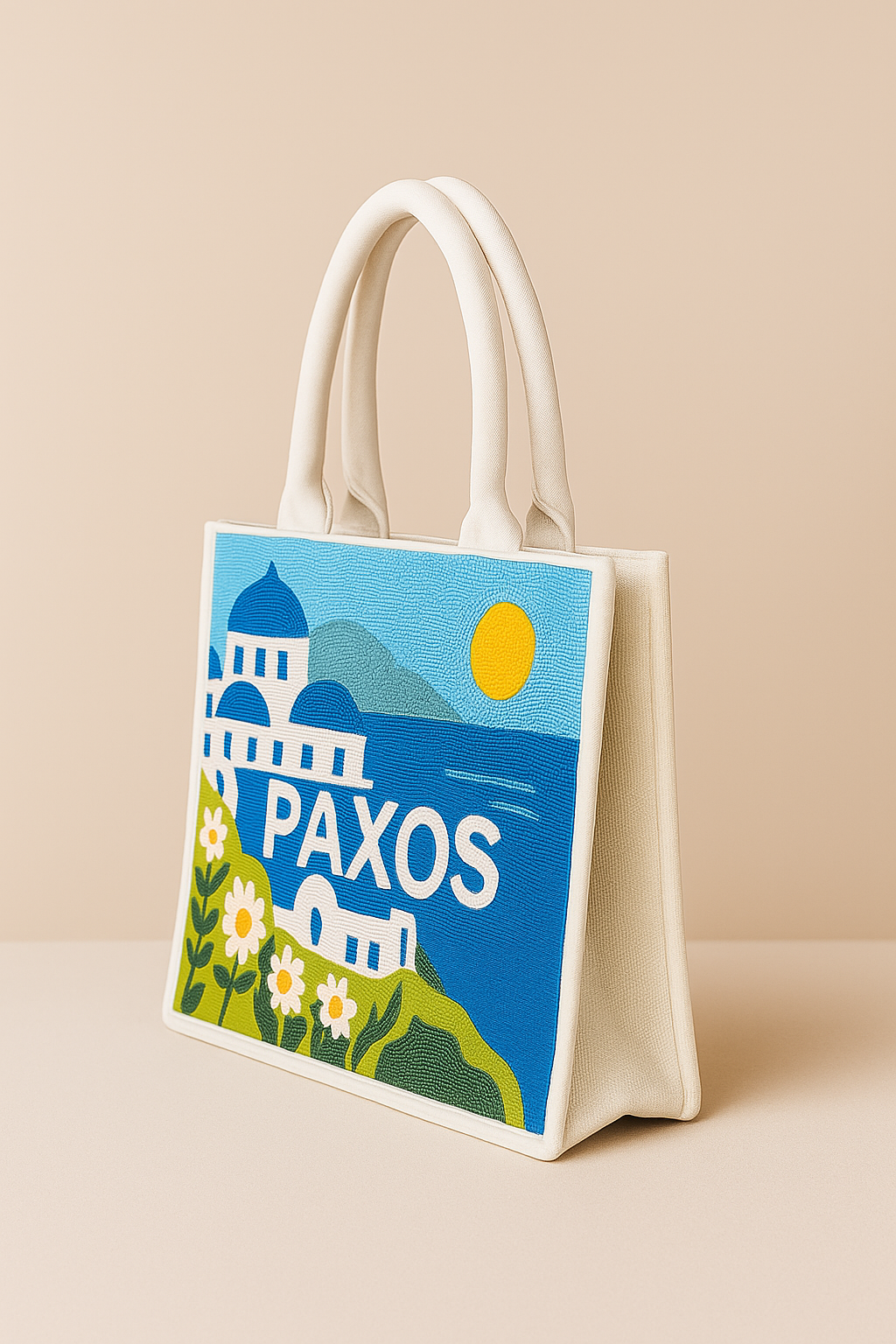 Santorini Escape Tote