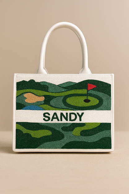 Green Fairway Tote
