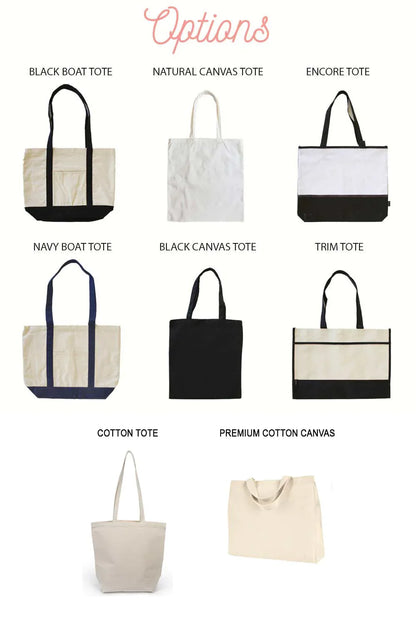 a white tote bag with a black bottom and white bottom