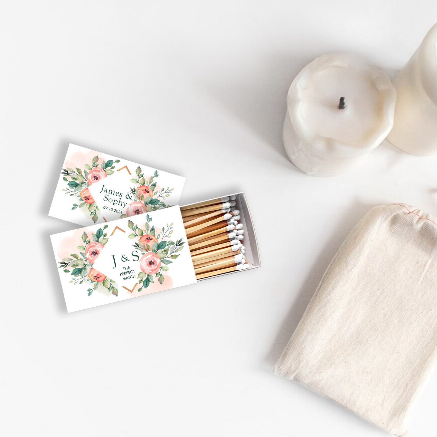 The Perfect Match Matchbox Wedding Favors