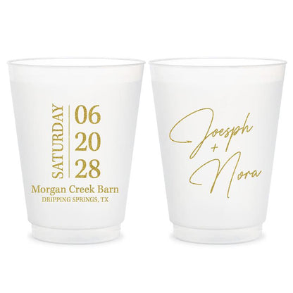 Wedding Frosted Cups (KT 266)