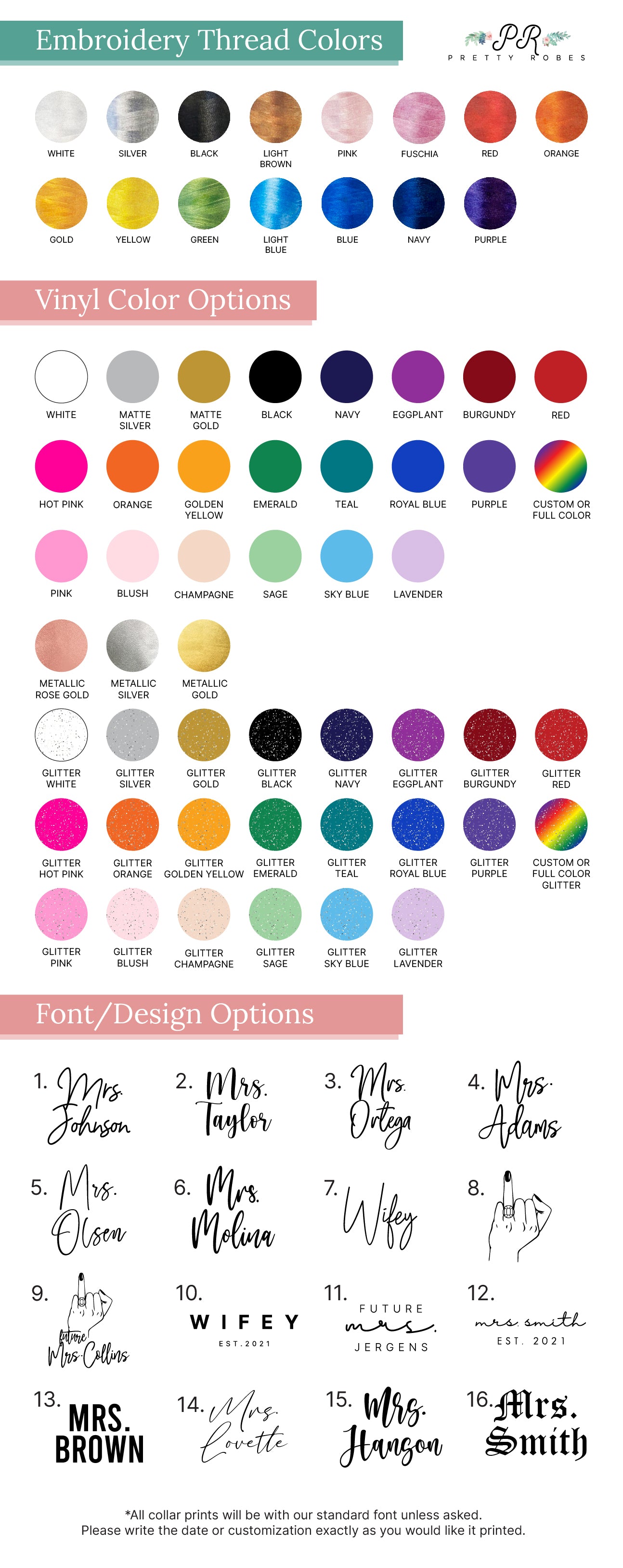 a large poster with different colors of paint