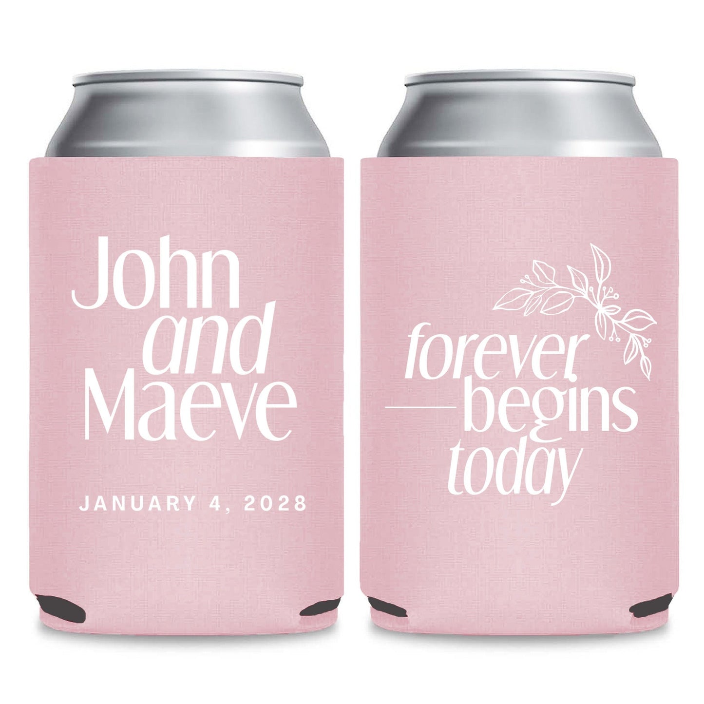 Phrases Wedding Can Coolers
