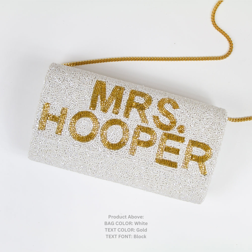 Custom Mrs Clutch Purse with Photo (FOG)