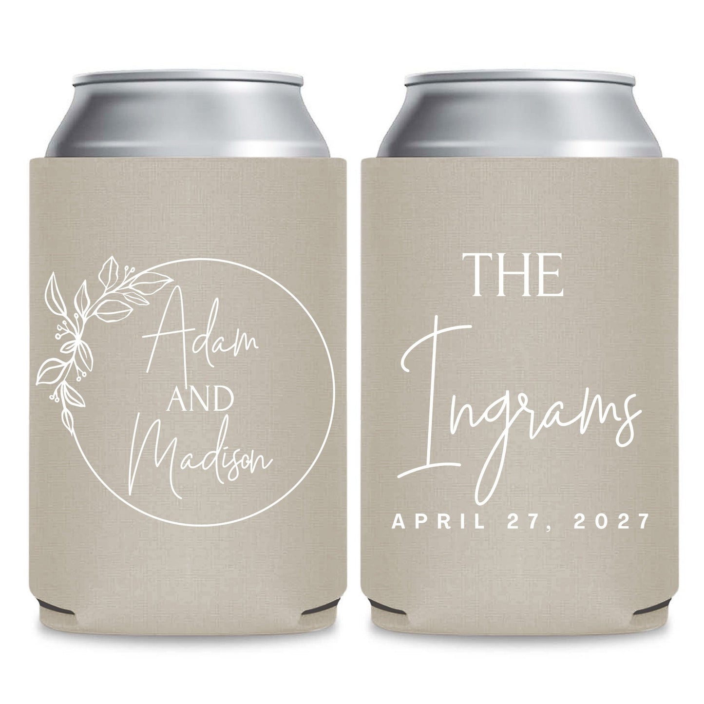 Floral Can Coolers