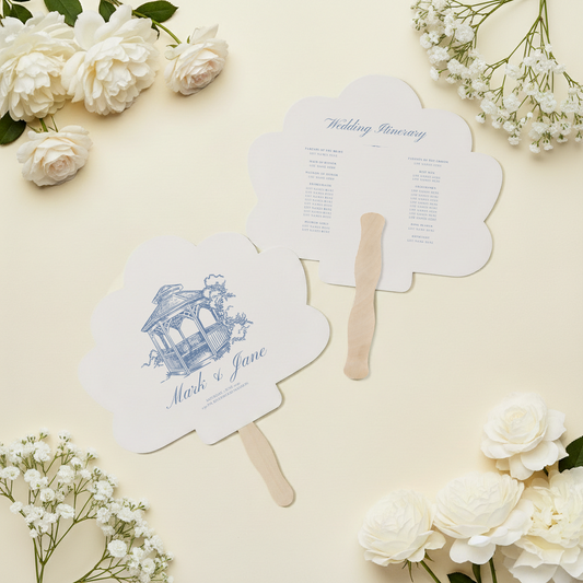 Custom Wedding Fans