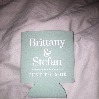 Texas State Custom Wedding Can Coolers (30)