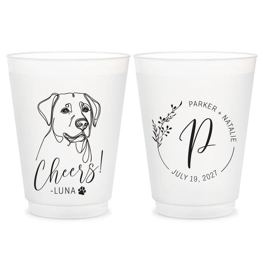 Customized Wedding Frosted Cups (LP329)