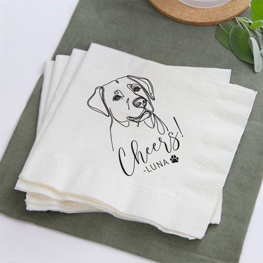 Pet Wedding Napkin Favors (LP 329)