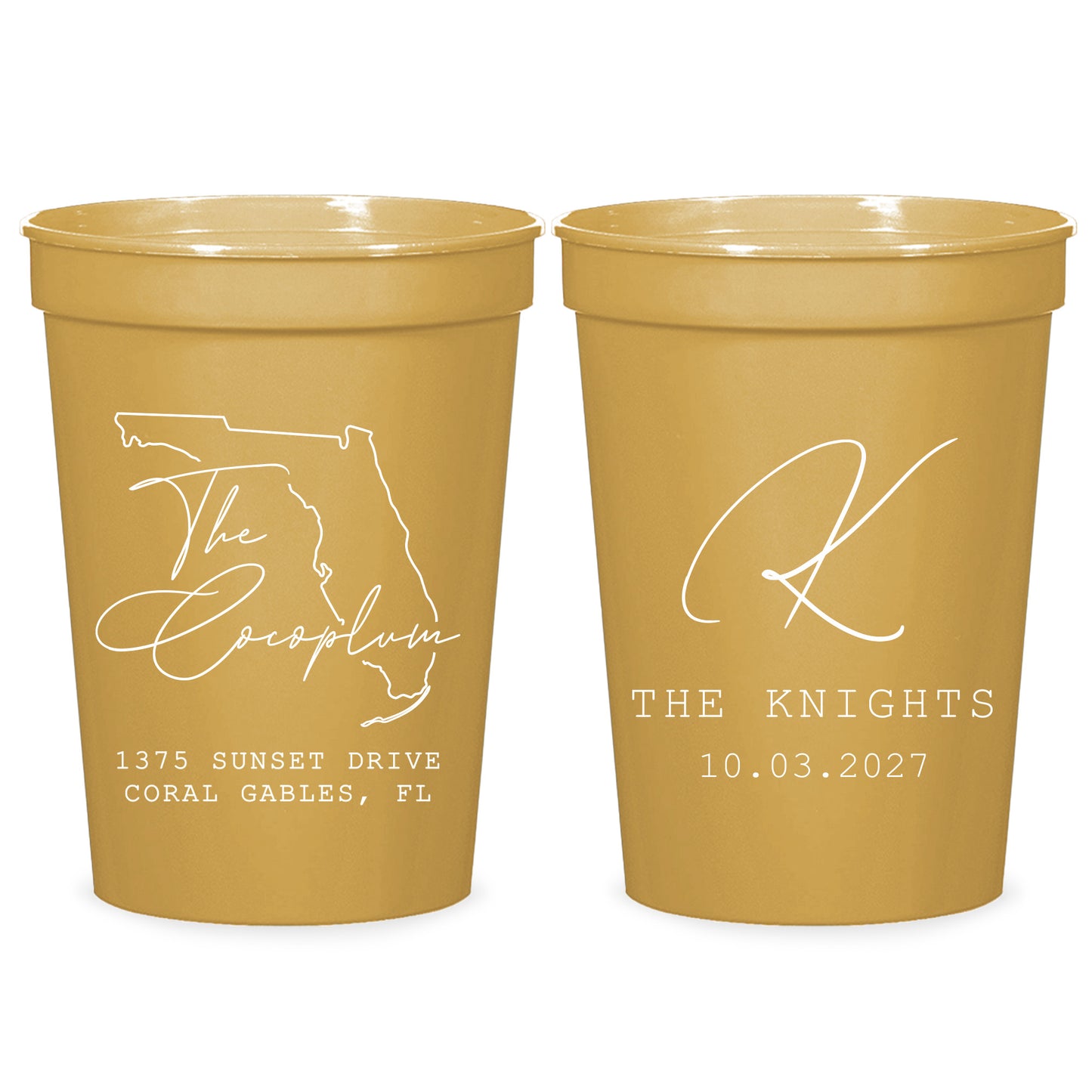 Stadium Cups Wedding Favors (LP331)