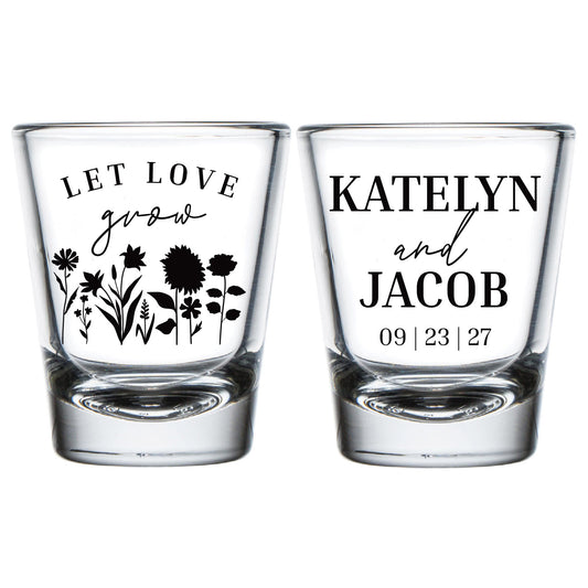 Let Love Grow Shot Glasses (LP336)