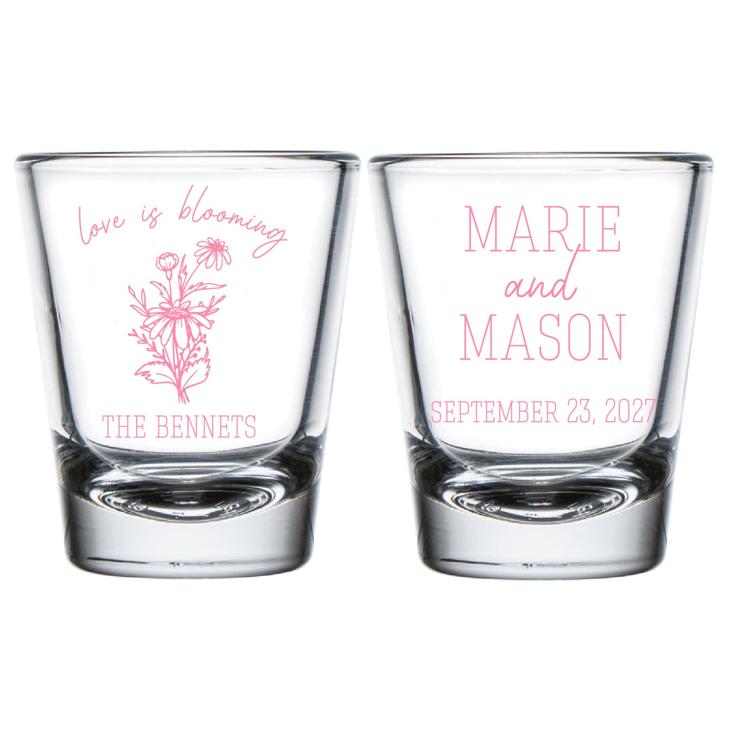 Love Is Blooming Shot Glasses (LP337)