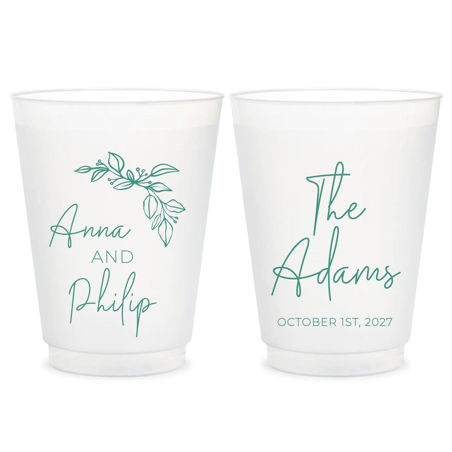 Plastic Cups Wedding Favors (CS 367)