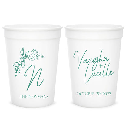 Personalized Wedding Stadium Cups (CS 371)