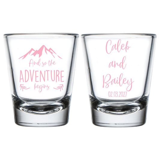 Customized Wedding Shot Glasses (CS 381)