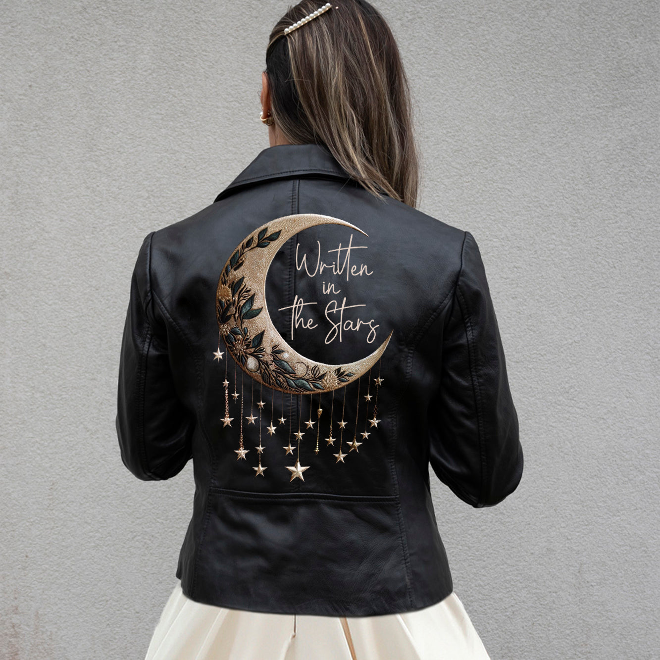 (Real Leather) Written In The Stars Leather Jacket