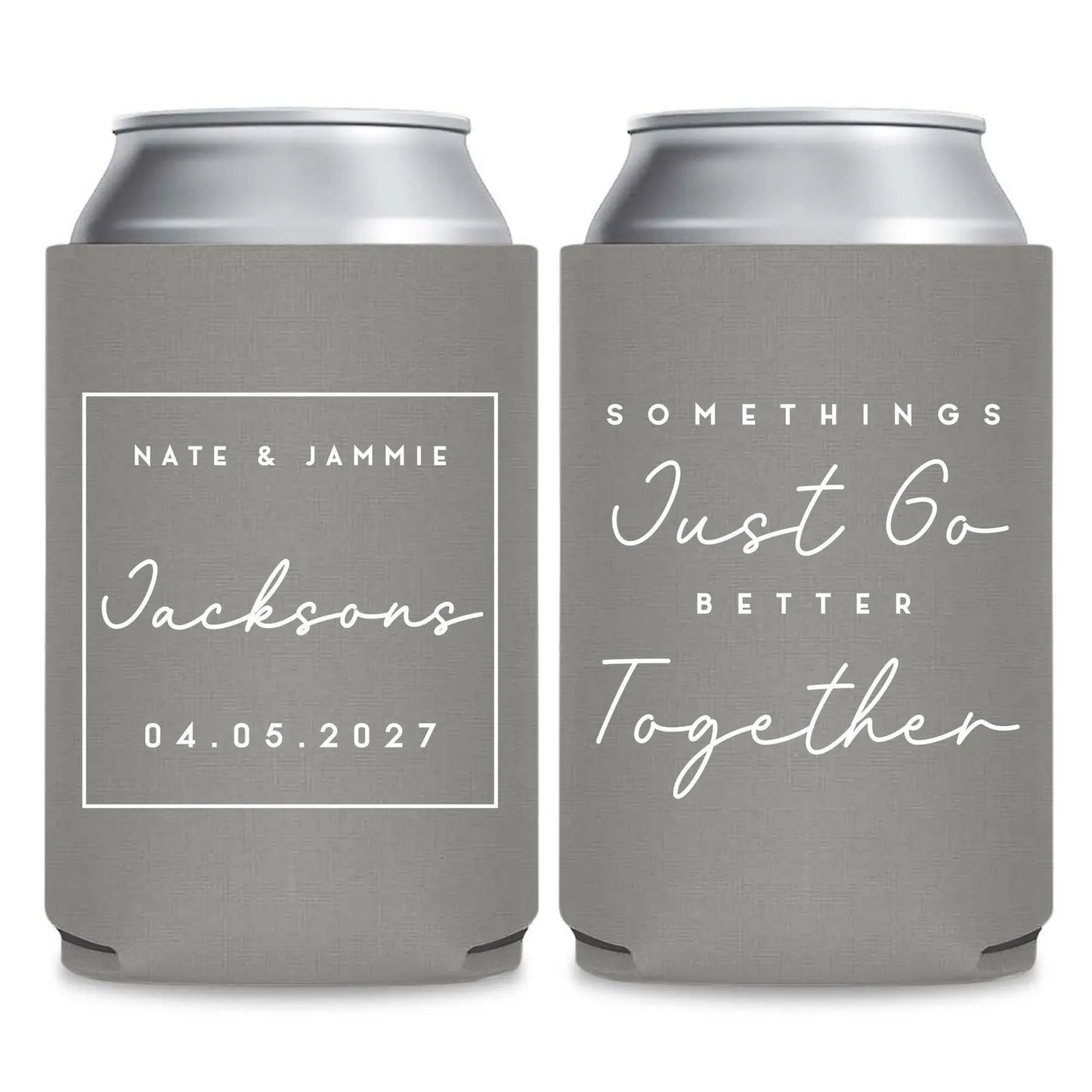 Phrases Wedding Can Coolers