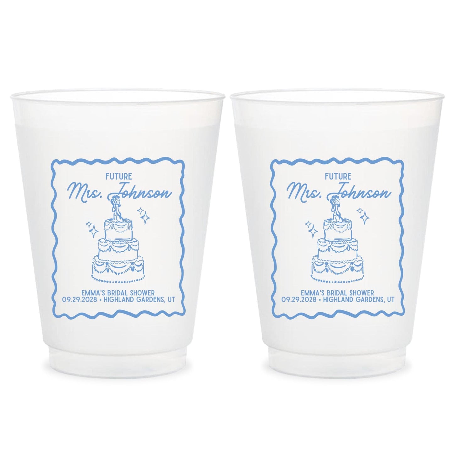 Future Mrs Frosted Cup Favors (CS 669)