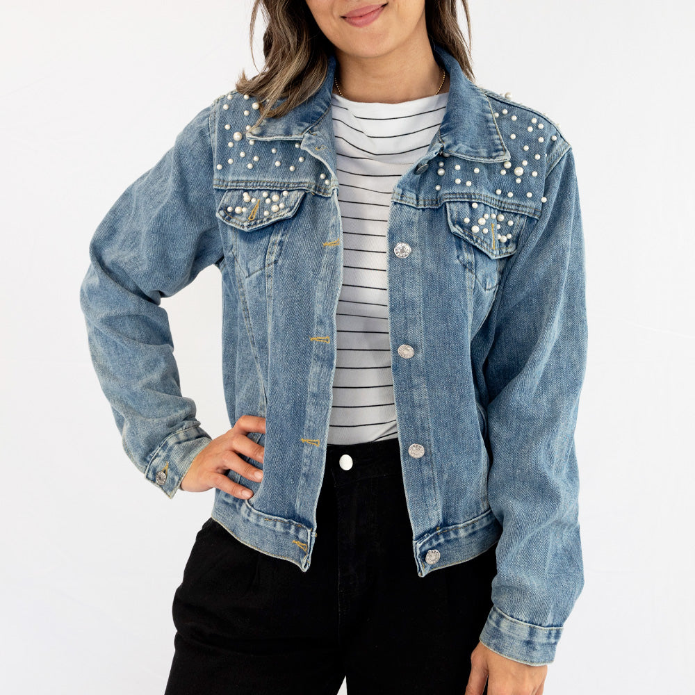 Offers Embroidered Wedding Denim Jacket 