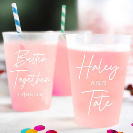 Wedding Plastic Cups (PK411)