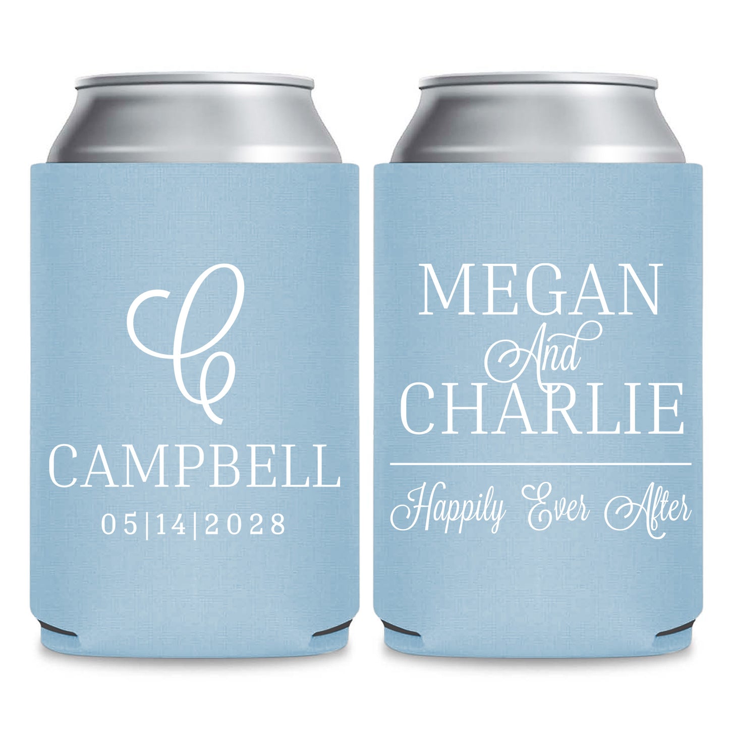 Personalized Can Cooler Wedding Favors (PK412)