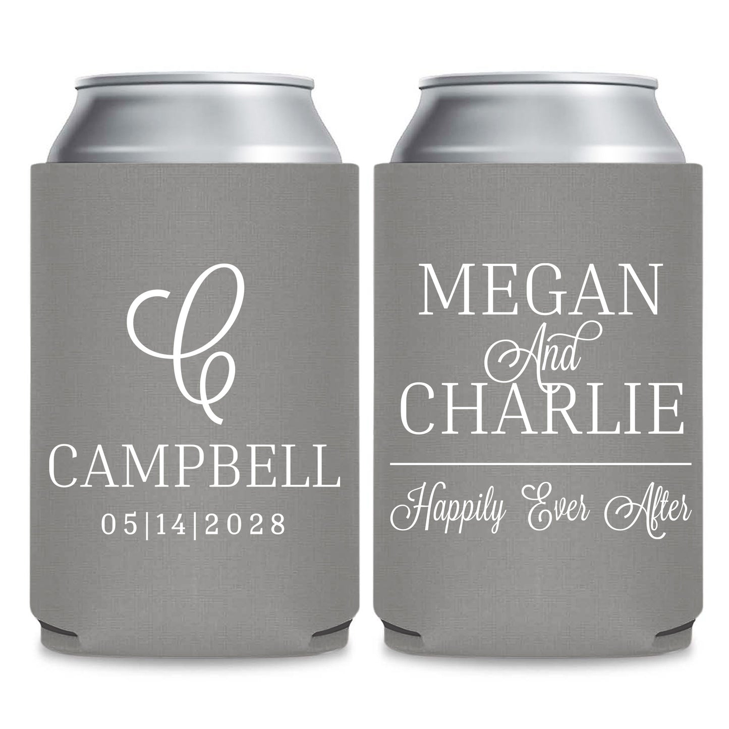 Personalized Can Cooler Wedding Favors (PK412)