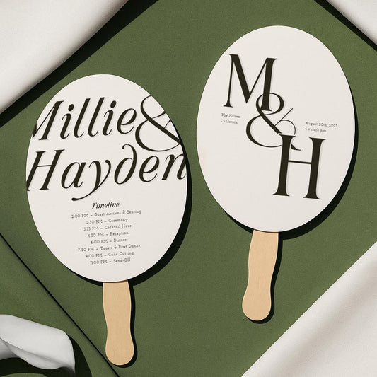 Wedding Favor Hand Fans (2)