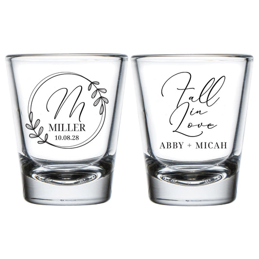 Love Is Essential Wedding Shot Glasses (PK414)