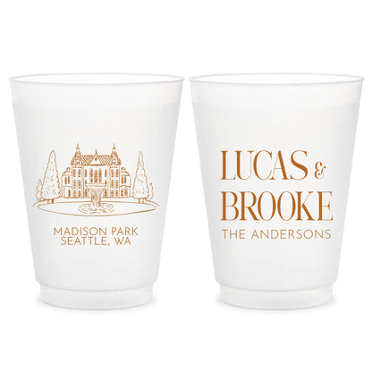 Wedding Frosted Cups (PK 419)