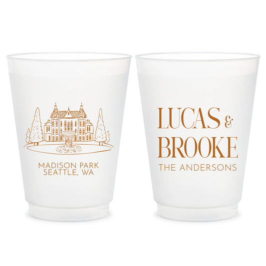 Wedding Frosted Cups (PK 419)