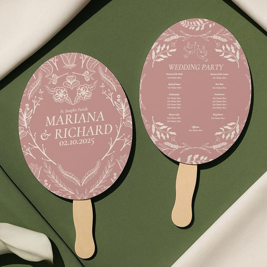 Personalized Wedding Hand Fans (1)