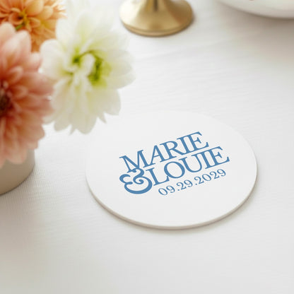 Custom Names Minimalist Coasters