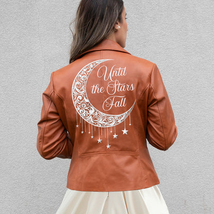 (Real Leather) Until The Stars Fall Leather Jacket