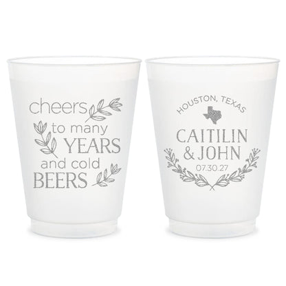 Wedding Frosted Cups  (CS 51)