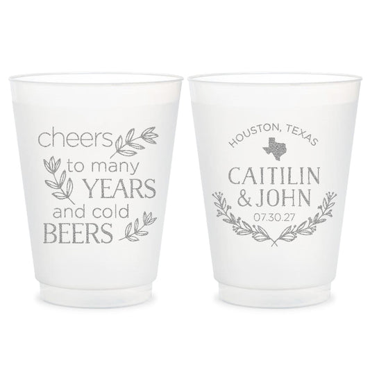 Wedding Frosted Cups  (CS 51)