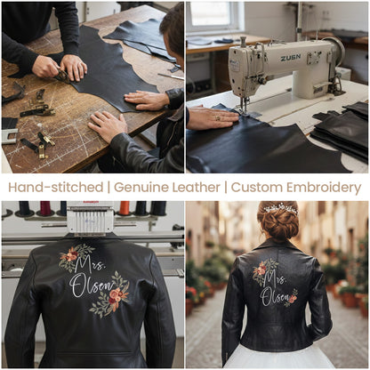 Hand-stitched | Genuine leather | Custom embroidery