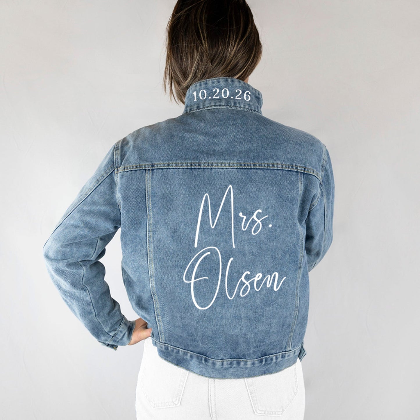 (Blue Denim) Bridal Jacket